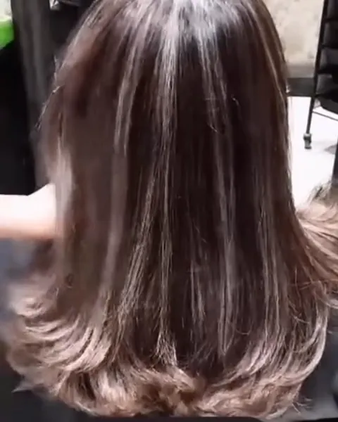 Caramel lowlights by Rukhsana, after