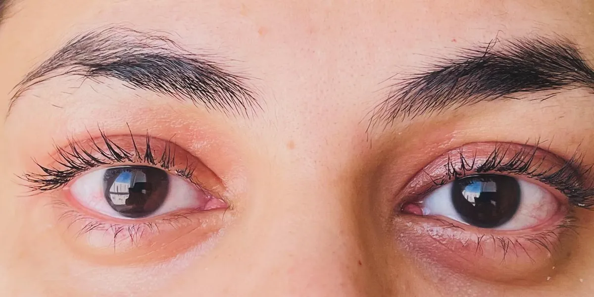 Lash lift, after