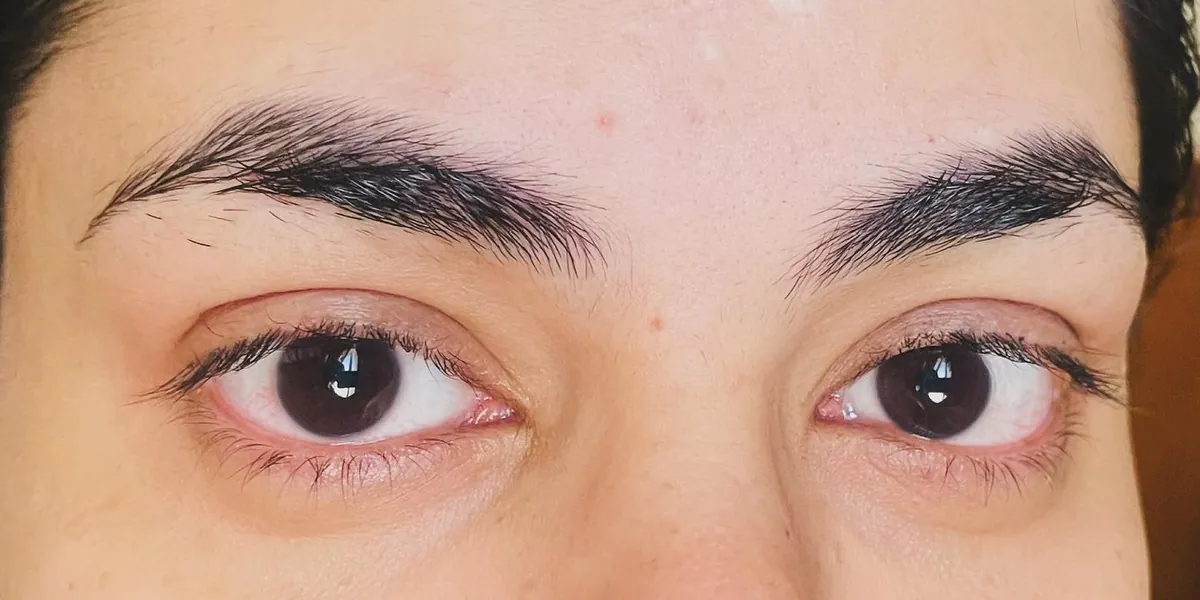 Lash lift, before